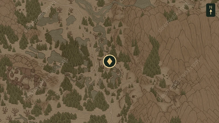A Monk and a Saint location in Vale Sangora