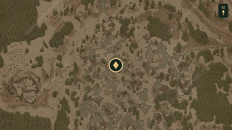 Ancient Circle: Northern Swamps location in Vale Sangora