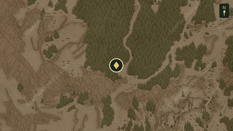 Burrow Sorrows location in Vale Sangora