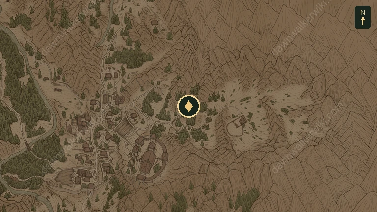 Dead Drop location in Vale Sangora