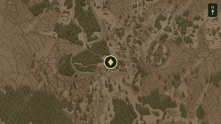 Deep down location in Vale Sangora
