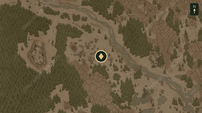 Lost Blood location in Vale Sangora