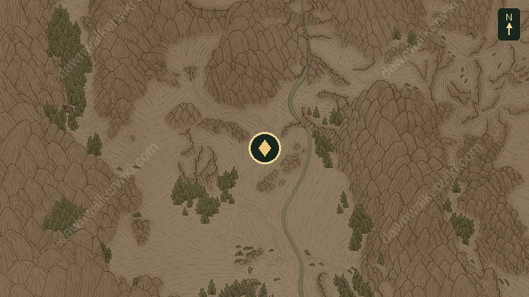The Highland Grave location in Vale Sangora