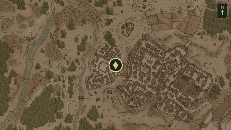 What Hunts the Night location in Vale Sangora