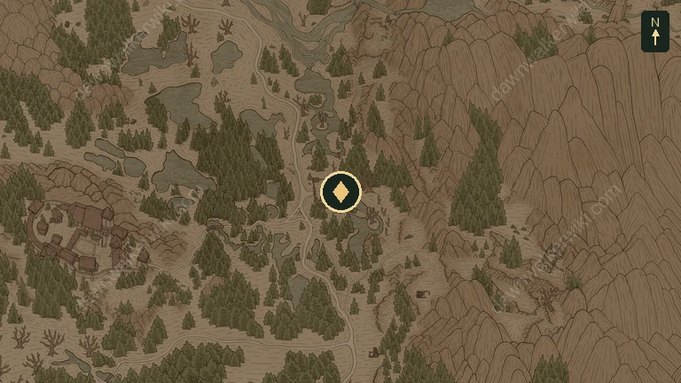 Where Old Devils Lie location in Vale Sangora