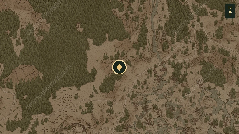 Wisp Treasure Hunt: Watermill Hills location in Vale Sangora