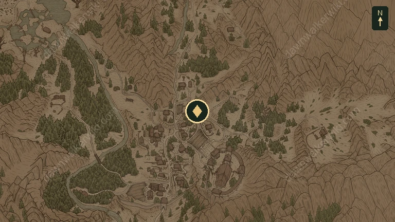 Withering Away location in Vale Sangora