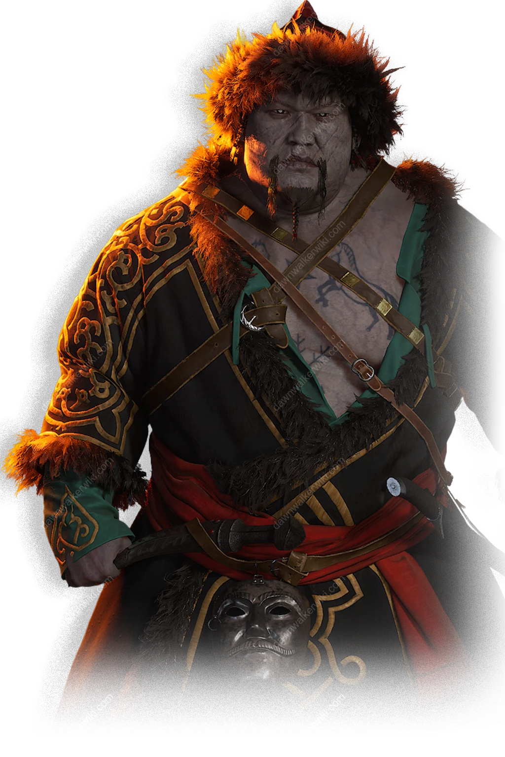 Bakir portrait in The Blood of Dawnwalker
