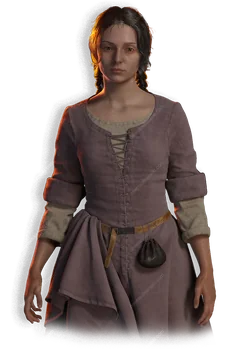 Nora portrait in The Blood of Dawnwalker