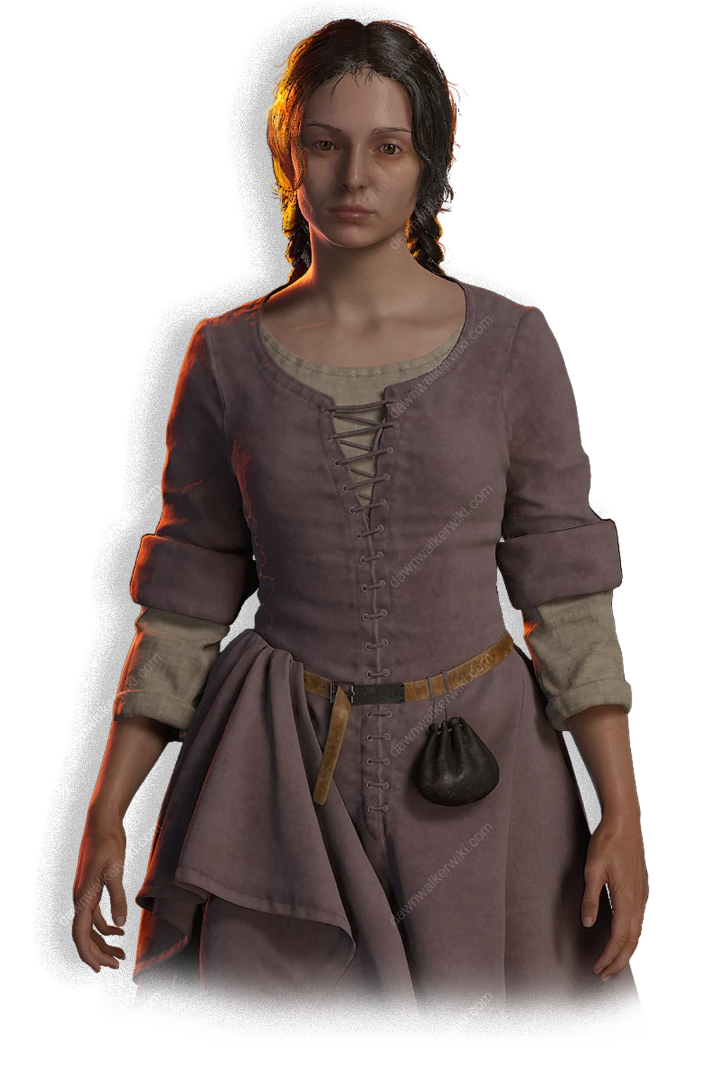Nora portrait in The Blood of Dawnwalker