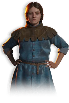 Sara portrait in The Blood of Dawnwalker
