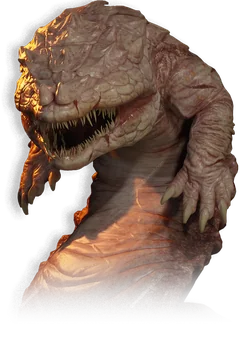 Salamander portrait in The Blood of Dawnwalker