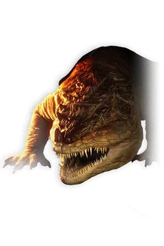 Tatzelwurm portrait in The Blood of Dawnwalker