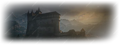Greifberg Castle landscape in The Blood of Dawnwalker
